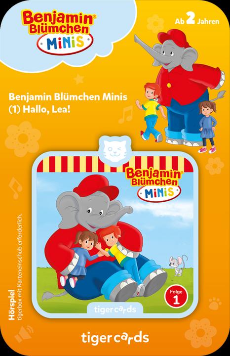 Produktbild Tigermedia Tigercard- Benjamin Blümchen Minis (1): Hallo, Lea! (Deutsch)