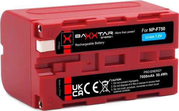 Immagine prodotto Baxxtar Batteria ricaricabile NP-F750 (Accumulatore di carica elettrica)