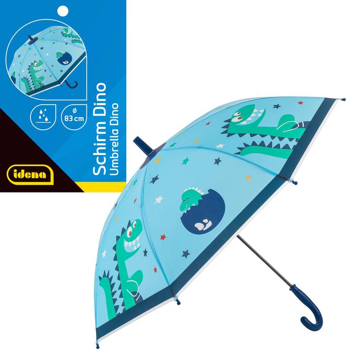 Image du produit Idena Parapluie Dino bleu Ø83x66cm