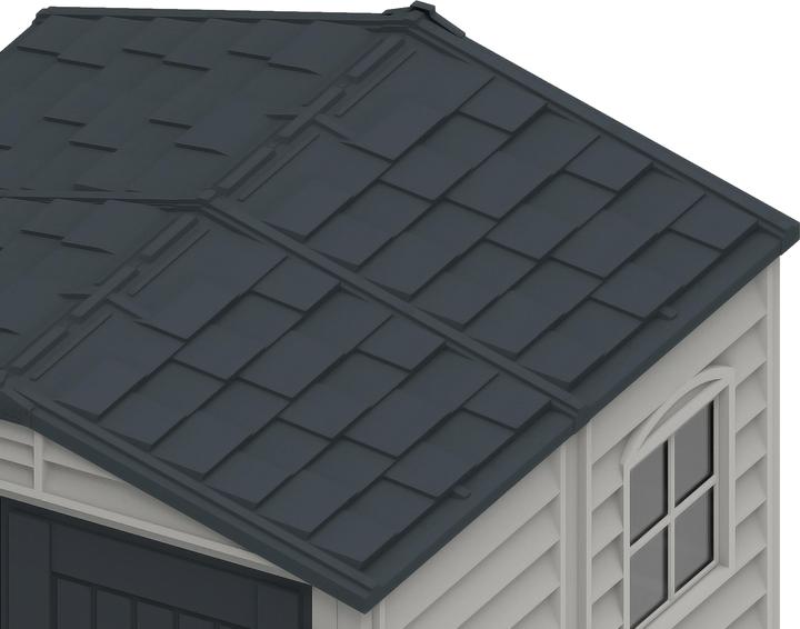 Actual product image Duramax Kunststoff Gerätehaus 186x190 Gartenhaus