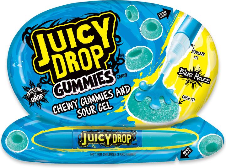Actual product image Bazooka Juicy Drop Gummies 57g (1 pcs., 71 g)