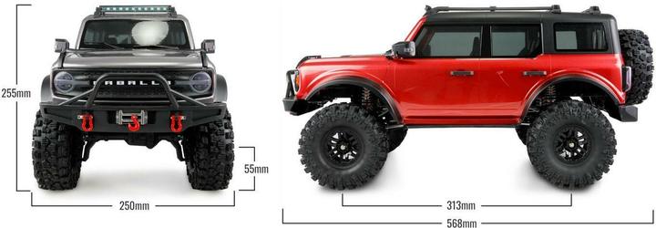 Immagine prodotto Amewi Scala cingolata AMXRock CT10 Caballo 4WD grigio chiaro, ARTR (ARR Quasi lettura a corredo)