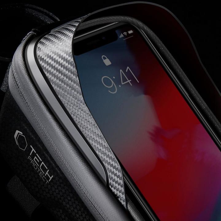 Immagine prodotto Tech-Protect Borsa da bicicletta V2 con spazio per un telefono da 1 litro - nera