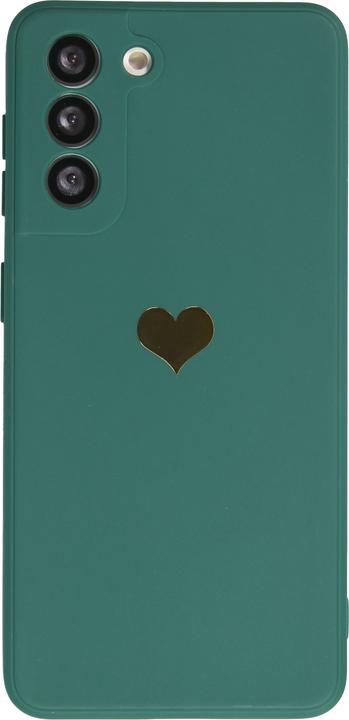 Actual product image PhoneLook Coque Silicone Mat Coeur doré (Samsung Galaxy S22+)
