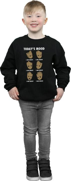 Image du produit - Sweat GUARDIANS OF THE GALAXY GROOT TODAY'S MOOD - Garçon (152, 158)