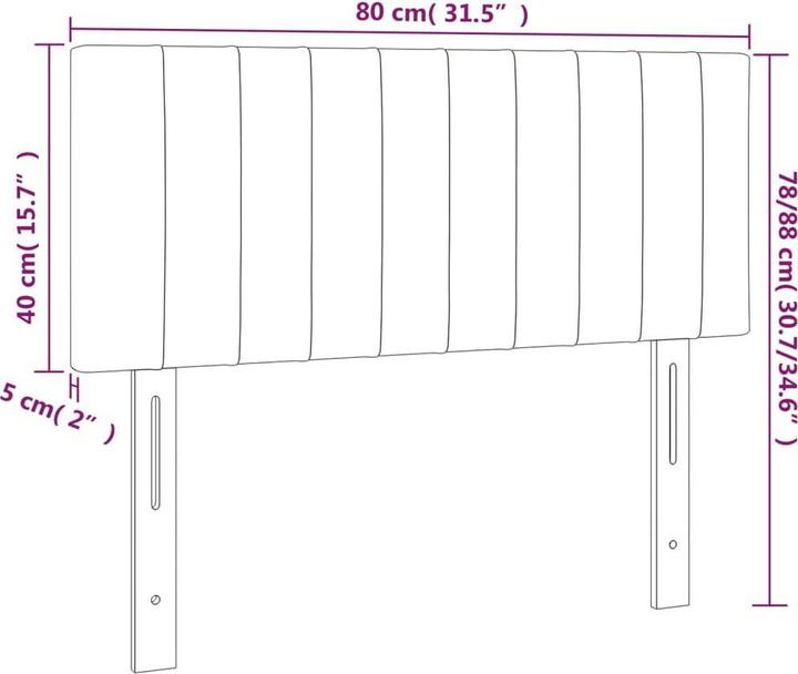 Image du produit VidaXL Aldridge (80 x 5 x 78/88 cm)