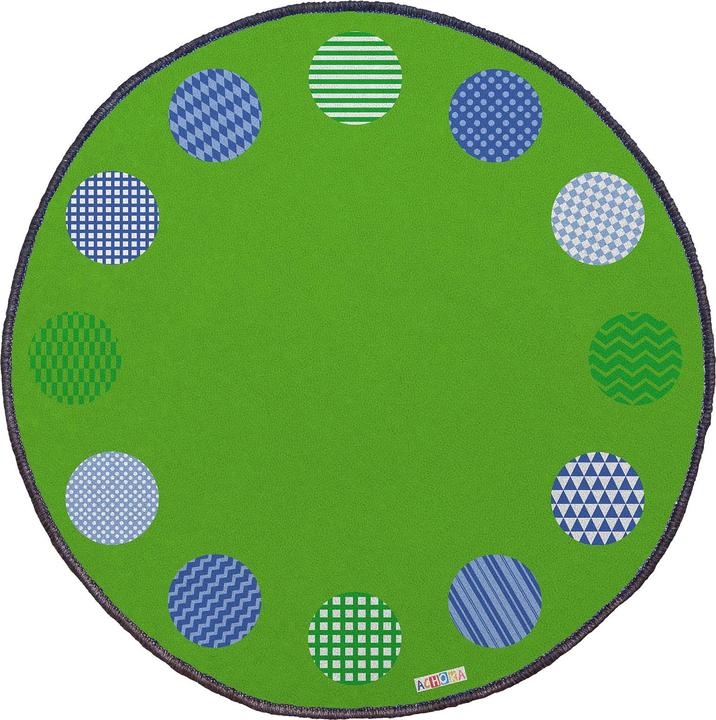 Immagine prodotto Achoka Tappeto da gioco Cerchio del mattino (200 x 200 cm)