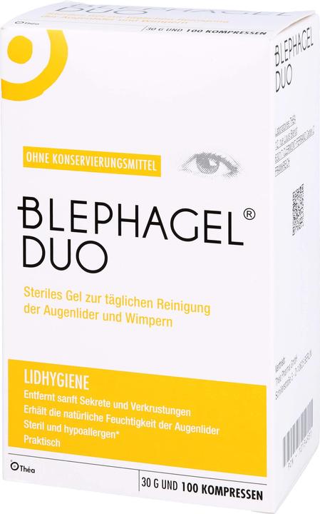 Produktbild Théa BLEPHAGEL DUO steriles Reinigungsgel zur Lidhygiene, 1 St. Kombipackung (Reinigungsmilch)