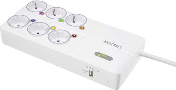 Produktbild Voltcraft SEM8500 Energiekosten-Messgerät inkl. Funksteckdosen, Datenexport, Datenloggerfunktion, Kostenprogno