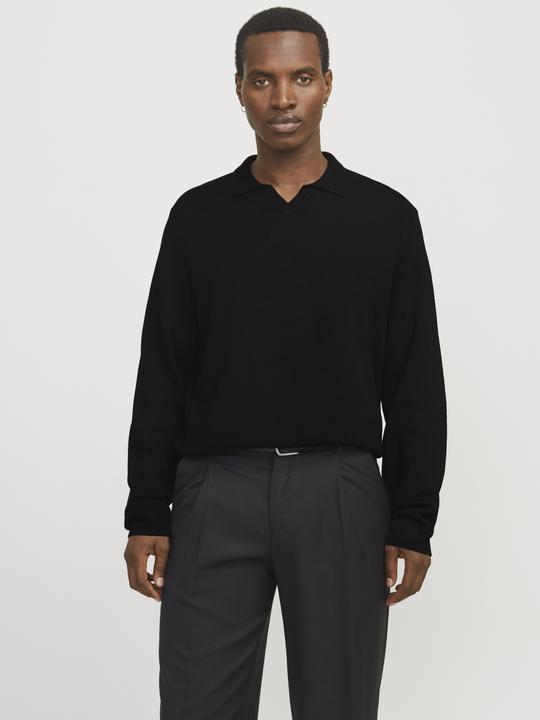Actual product image Jack & Jones Jprwason Knit Split Neck Styd Aw24 (L)