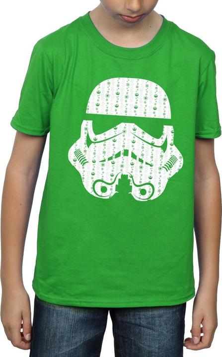 Image du produit Star Wars - T-shirt CHRISTMAS STORMTROOPER HELMET - Garçon (152, 158)