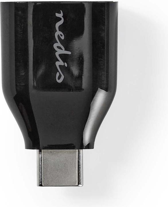 Produktbild Nedis USB-C™ Adapter | USB 3.2 Gen 1 | USB-C™ Stecker | USB-A Buchse | 5 Gbps | Vernickelt | Schwarz (USB Typ-C)