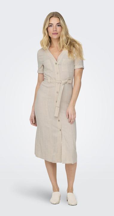 Produktbild Only Onlsiesta Ss Lin Bl Shirt Dress Pnt Noos (L)