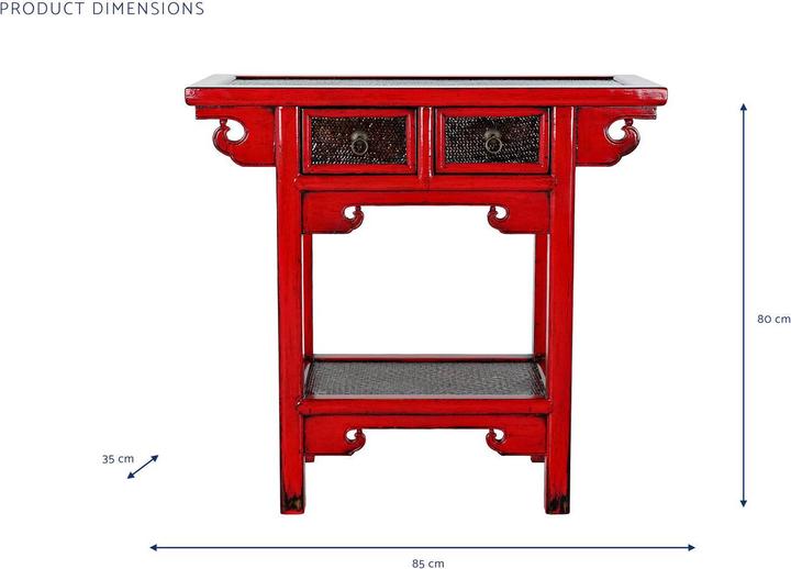 Immagine prodotto DKD Home Decor Console Metal Dark brown 85 x 35 x 80 cm (85 x 35 x 80 cm)