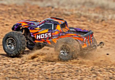 Actual product image Traxxas Hoss Electric Brushless Monster Truck 4WD 1:10 RTR orange (RTR Ready-to-Run)