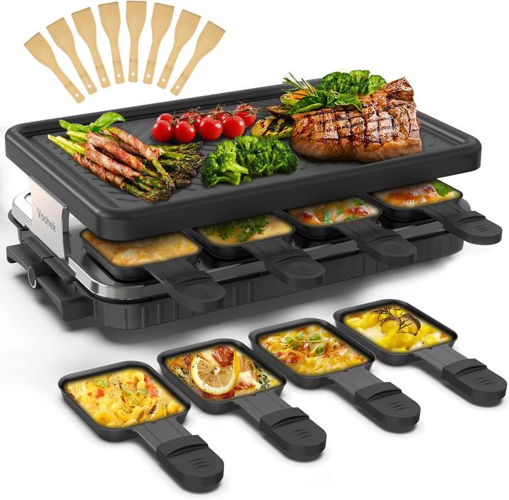 Actual product image Voohek Raclettegrill für 8 Personen