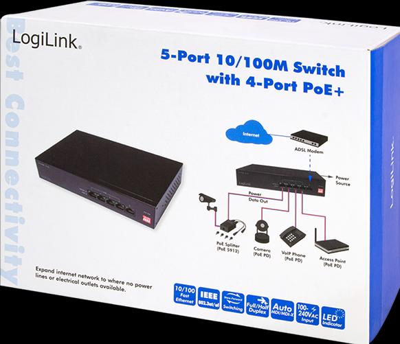 Immagine prodotto LogiLink NS0098 (5 Porti)