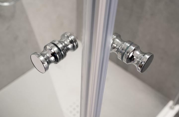 Produktbild Dusbad Duschkabine/ Duschabtrennung Vital 2 Pendeltür/ Eckdusche (80 cm, 80 cm, 202.50 cm)