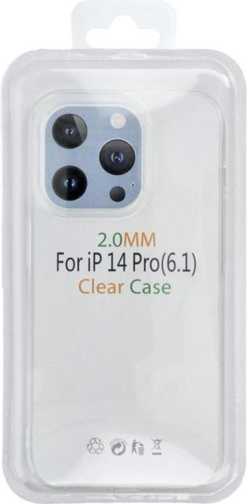Immagine prodotto OEM Coperchio del pannello posteriore CLEAR case 2 mm BOX per IPHONE 14 Pro Max trasparente (Apple iPhone 14 Pro Max)