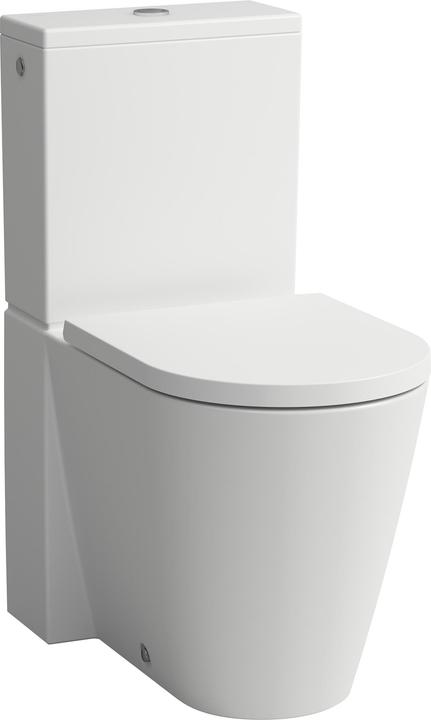 Actual product image Laufen Floor-standing WC combination KARTELL deep rim for cistern white matt