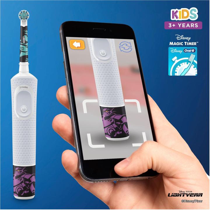 Actual product image Oral-B Vitality100 Kids Lightyear + Travel Case (Oscillating toothbrush)