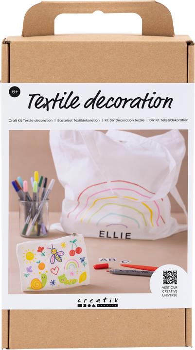 Image du produit Creativ Company Kit de bricolage Décoration textile Sac, porte-monnaie