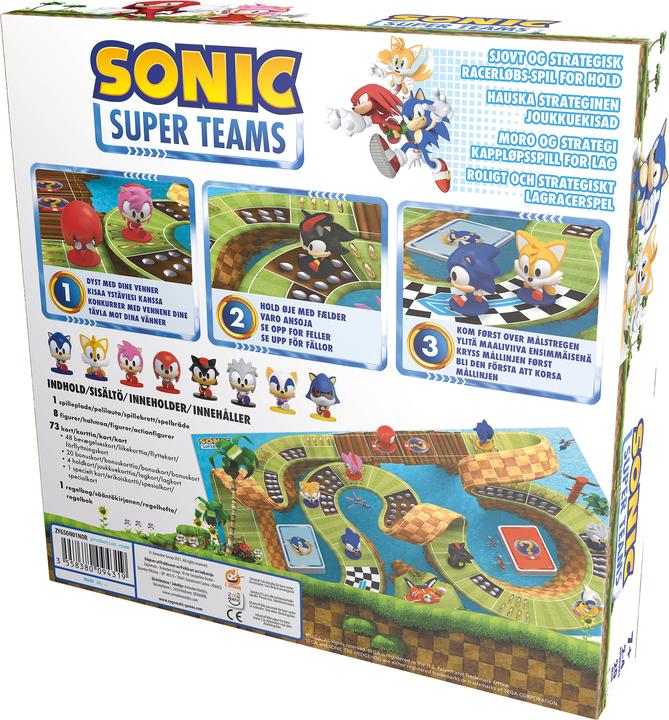 Produktbild Asmodée Sonic Racer Boardgame (Nordic) (SONIC01NOR) (Dänisch, Niederländisch, Finnisch, Schwedisch)