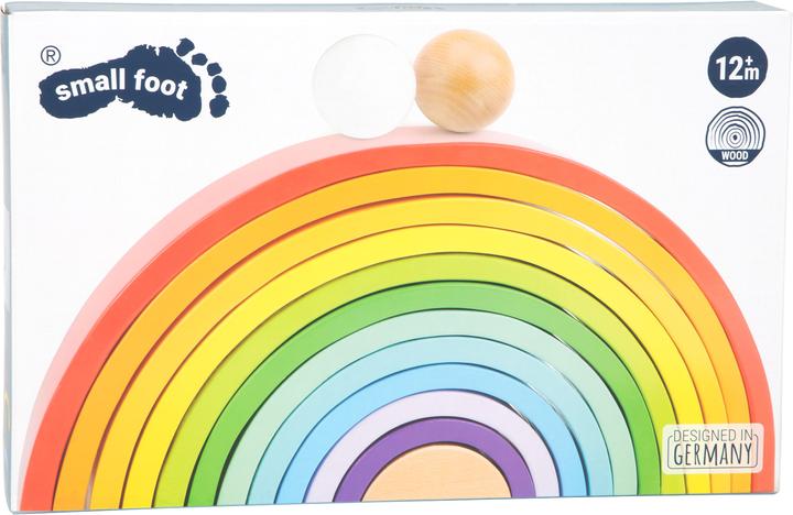 Immagine prodotto small foot Arcobaleno con blocchi di legno XL