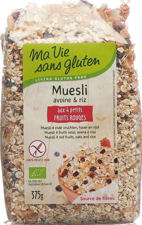 Immagine prodotto Ma vie sans Gluten Muesli 4 frutti rossi (375 g)