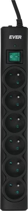 Image du produit Ever OPTIMA 1.5m 6 sorties AC 250 V noir 1,5 m (6 x, PECO 7/5, 1.50 m)