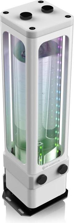 Actual product image Raijintek ANTILA D5 EVO RBW pump with expansion tank, ARGB - white