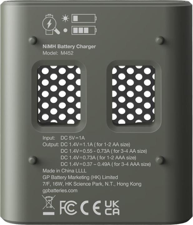 Actual product image GP Batteries Battery Recharger (1 pcs., Device specific, 2600 mAh, Battery + charger)