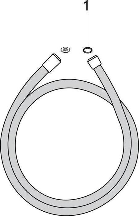 Produktbild hansgrohe Isiflex Duschschlauch (80 cm)