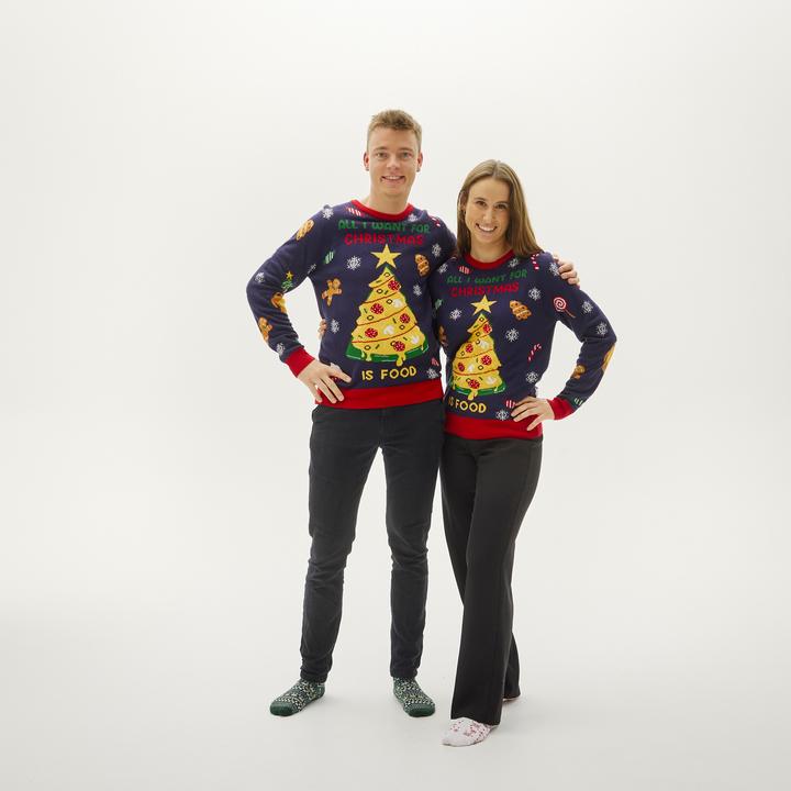 Produktbild Christmas Sweats All I Want For Christmas Is Food (L)