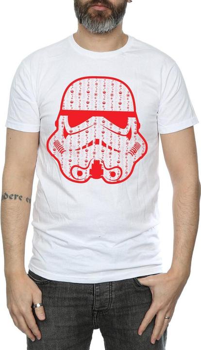 Produktbild Star Wars Christmas Stormtrooper Helmet TShirt (L)
