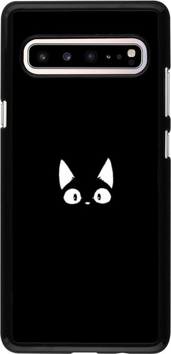 Immagine prodotto PhoneLook Copertina Gatto divertente su nero (Samsung Galaxy S10 5G)