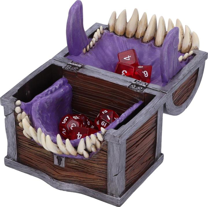 Immagine prodotto Nemesis Now Scatola di dadi del gioco di ruolo Dungeons & Dragons Mimic
