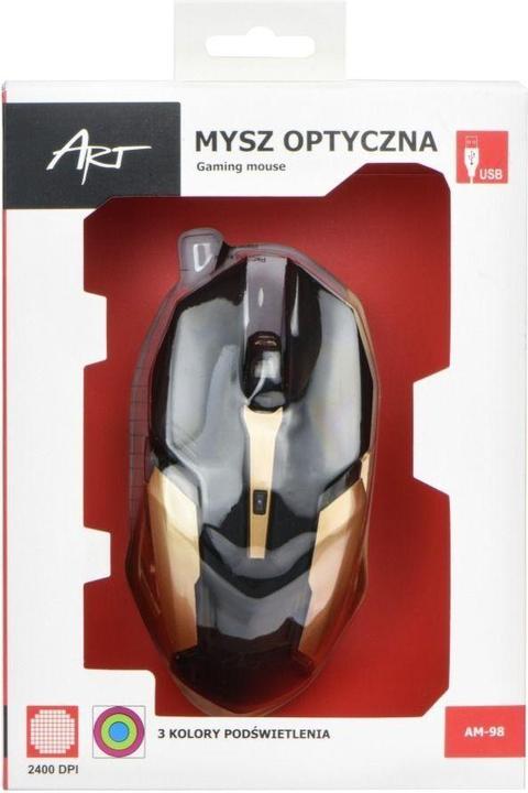 Image du produit Art MYART AM-98 Souris de jeu optique 2400DPI USB AM-98 (Filaire)