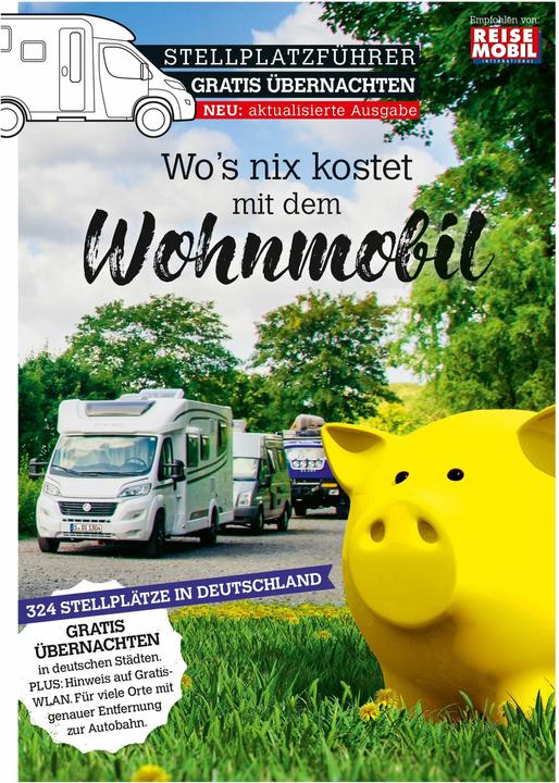 Image du produit Stellplatzführer Gratis Übernachten (Allemand, Camping-car International, 2022)