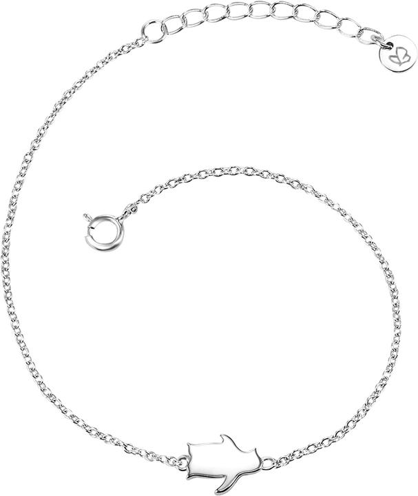 Glanzstücke München Damen Pinguin Sterling Silber silber 17,0 cm Basislänge + 3,0 cm Verlängerung - 10170 (17 cm, Sterling Silber)