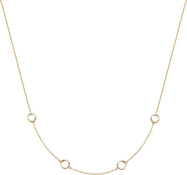 Actual product image Glanzstücke München Ladies sterling silver yellow gold 40.0 cm base chain + 5.0 cm extension - 10254 (Sterling Silver, 40 - 45 cm)