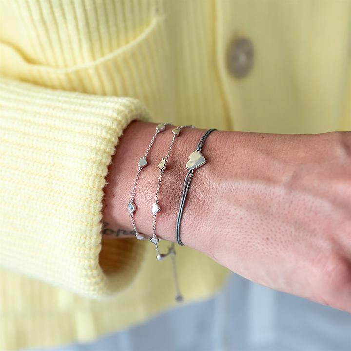 Produktbild Glanzstücke München Damen Herz Sterling Silber silber 36,0 cm Basislänge + 3,0 cm Verlängerung - 10258 (36 cm, Sterling Silber)