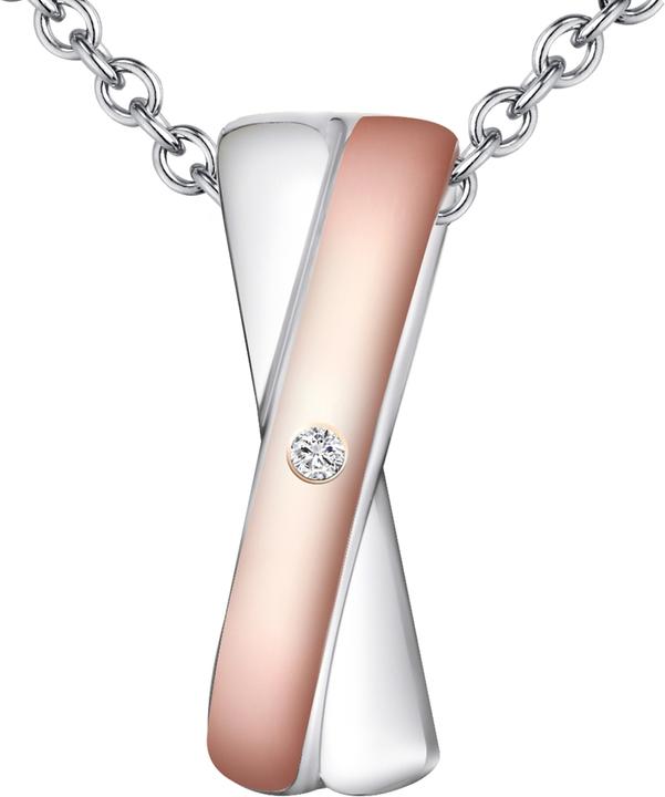 Produktbild Rafaela Donata Damen Sterling Silber Diamant silber/roségold - 10906 (Sterling Silber)