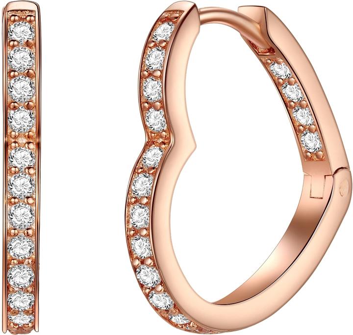 Produktbild Rafaela Donata Damen Herz Sterling Silber Zirkonia roségold - 10912 (Sterling Silber)