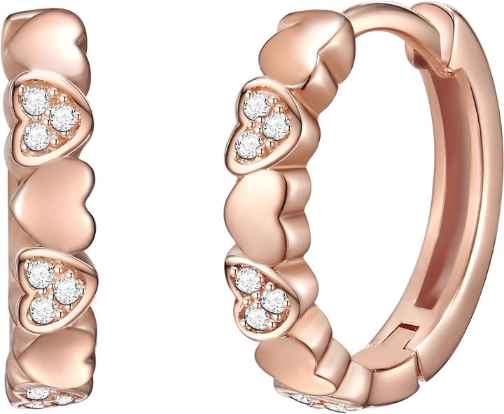 Actual product image Rafaela Donata Ladies Heart Sterling Silver Zirconia Rose Gold - 11130 (Sterling Silver)