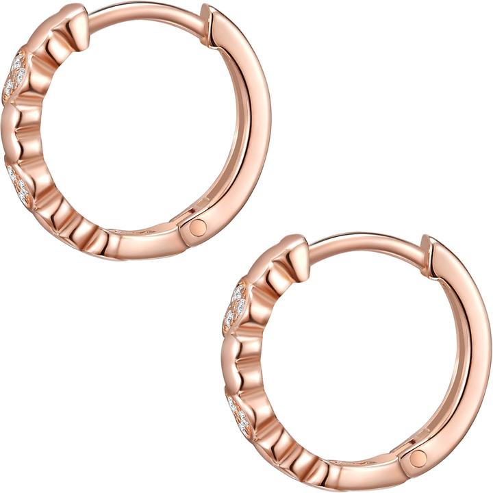 Actual product image Rafaela Donata Ladies Heart Sterling Silver Zirconia Rose Gold - 11130 (Sterling Silver)