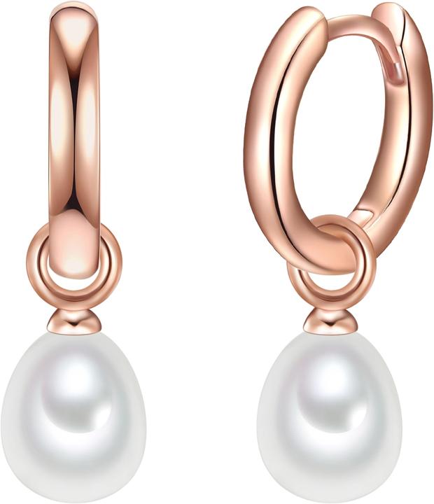 Produktbild Valero Pearls Damen Sterling Silber Süsswasser-Zuchtperle roségold - 11320 (Sterling Silber)