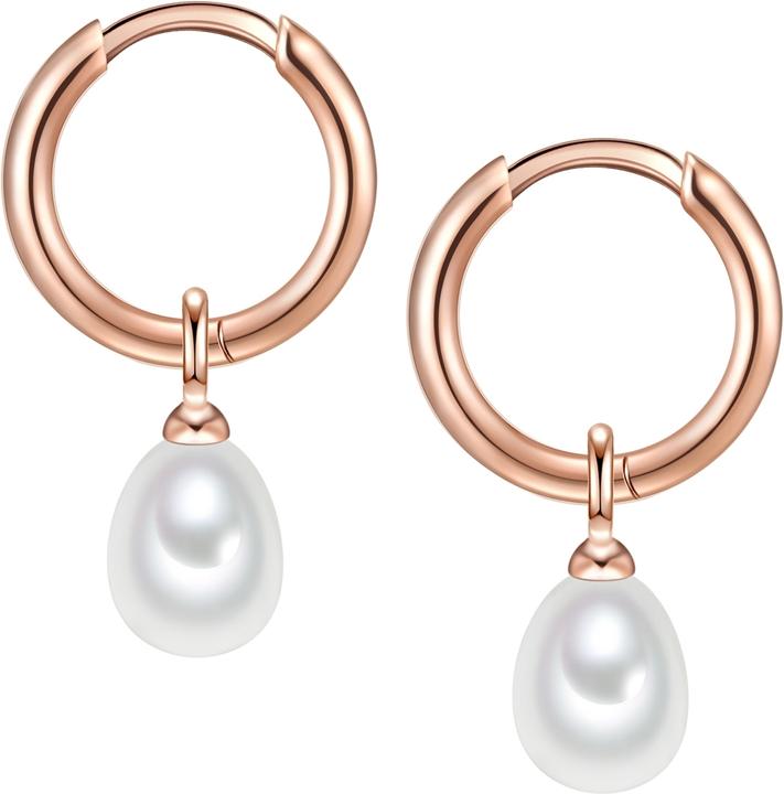 Produktbild Valero Pearls Damen Sterling Silber Süsswasser-Zuchtperle roségold - 11320 (Sterling Silber)