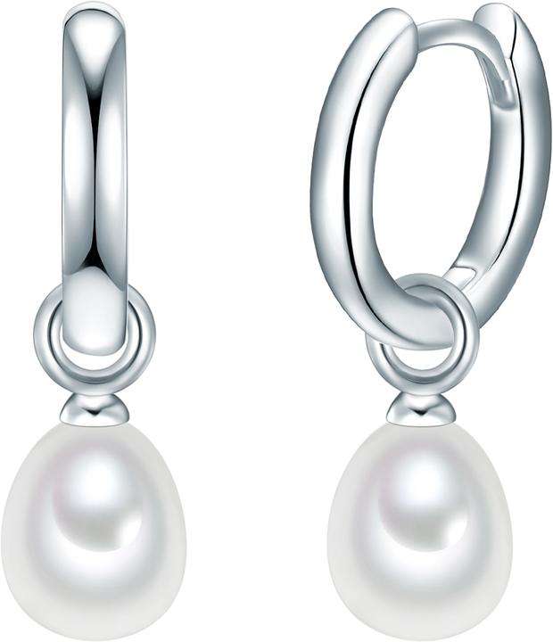 Valero Pearls Damen Sterling Silber Süsswasser-Zuchtperle silber - 11318 (Sterling Silber)