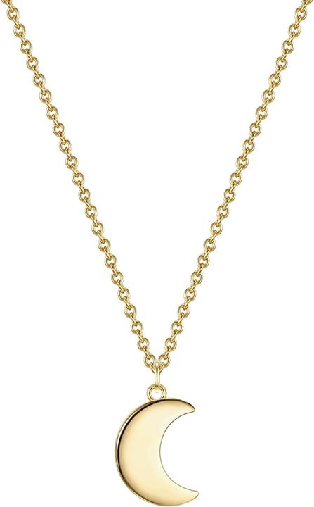 Image du produit Glanzstücke München Lune Femme Argent Sterling Or Jaune 40,0 cm Chaîne de base + 5,0 cm Extension - 11520 (Argent Sterling, 40 - 45 cm)